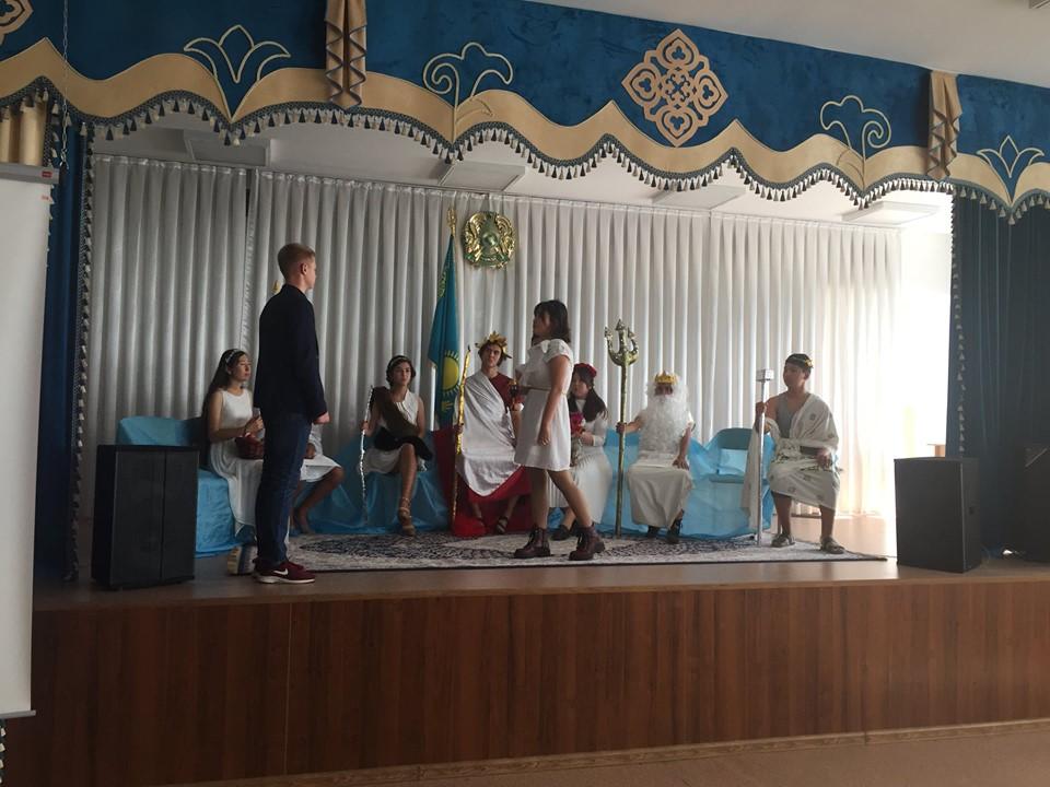 Театральное представление "Суд над человеком"посвященный ко дню города Алматы