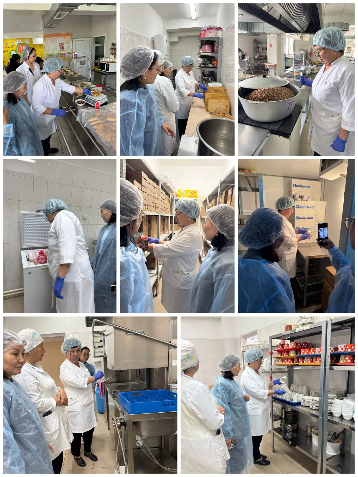 Асхана жұмысын тексеру және ыстық тамақтың сапасын тексеру