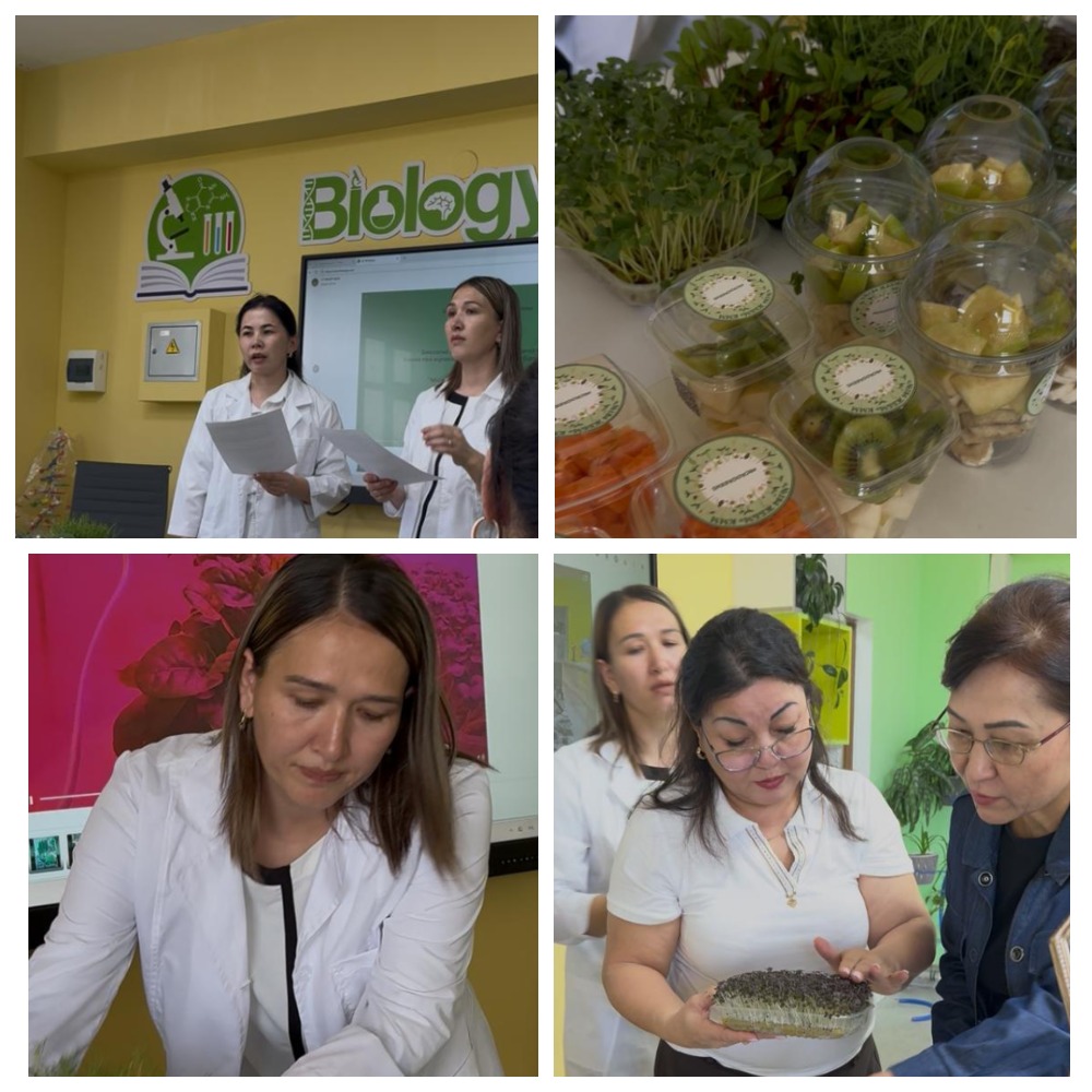«MicroGreen STEM: Болашақ энергиясы — дұрыс тамақтанудан басталады:зертханадан күнделікті өмірге» атты жобаның таныстырылымы болып өтті